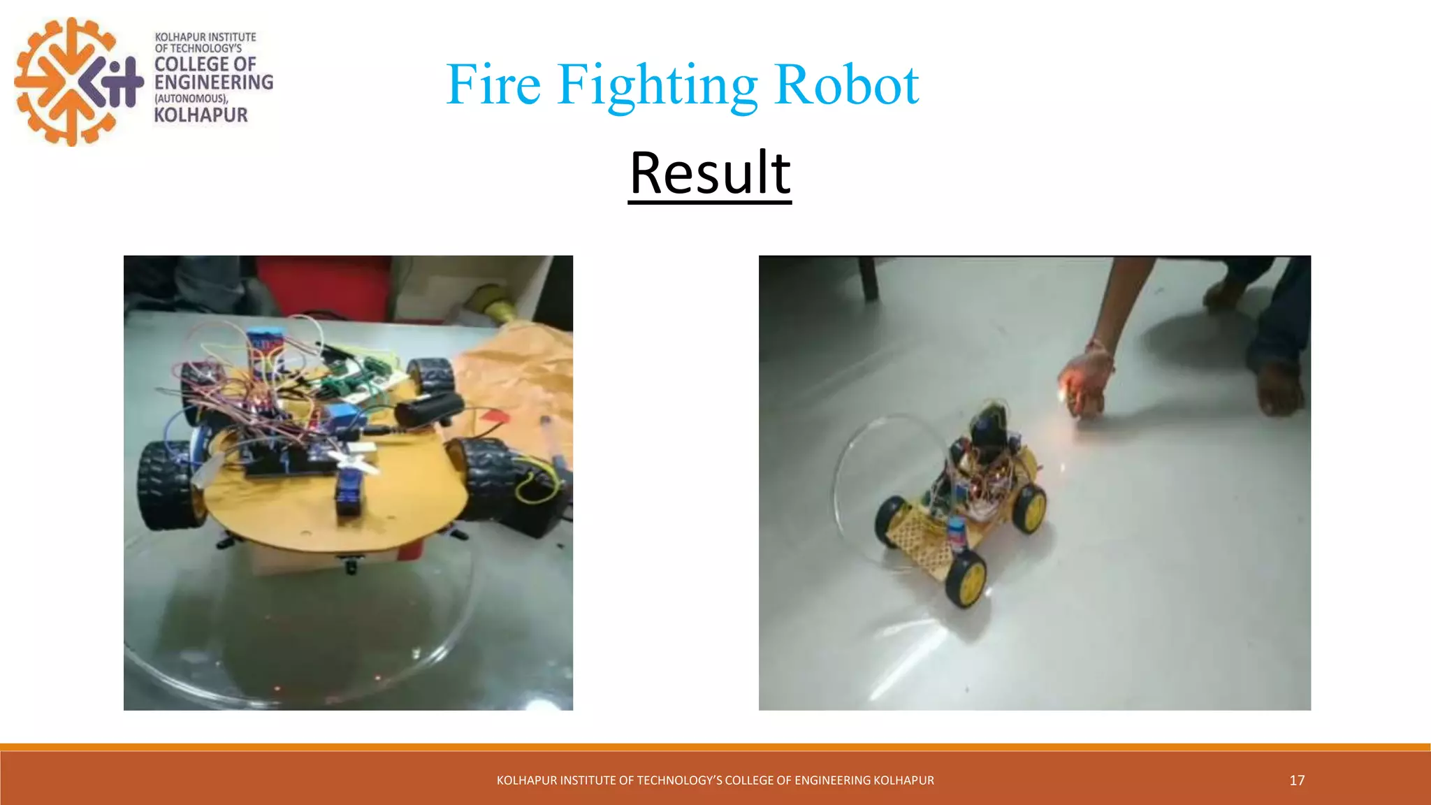 Fire Fighting Robot.pptx | Computer Peripherals | Computing