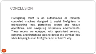 FIRE FIGHTING ROBOT using arduino and.pptx image.