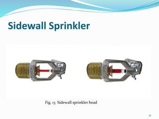 Sidewall Sprinkler
Fig. 13 Sidewall sprinkler head
35
 