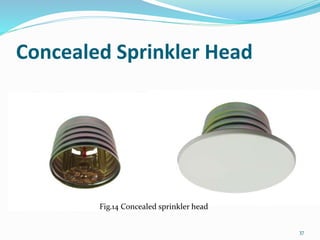 Concealed Sprinkler Head
Fig.14 Concealed sprinkler head
37
 