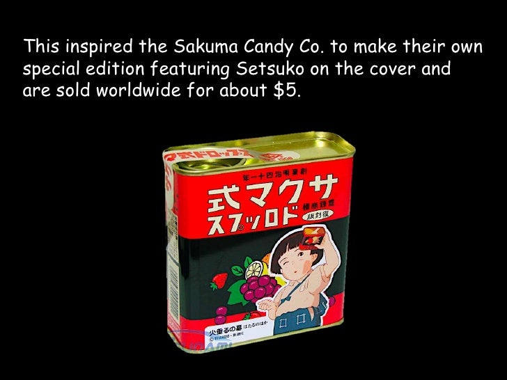 Grave Of The Fireflies Candy Box