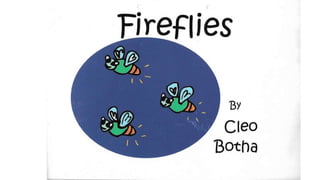 Grade R School Project Fire fly Cleo Botha 