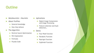 Firefly algorithm | PPTX