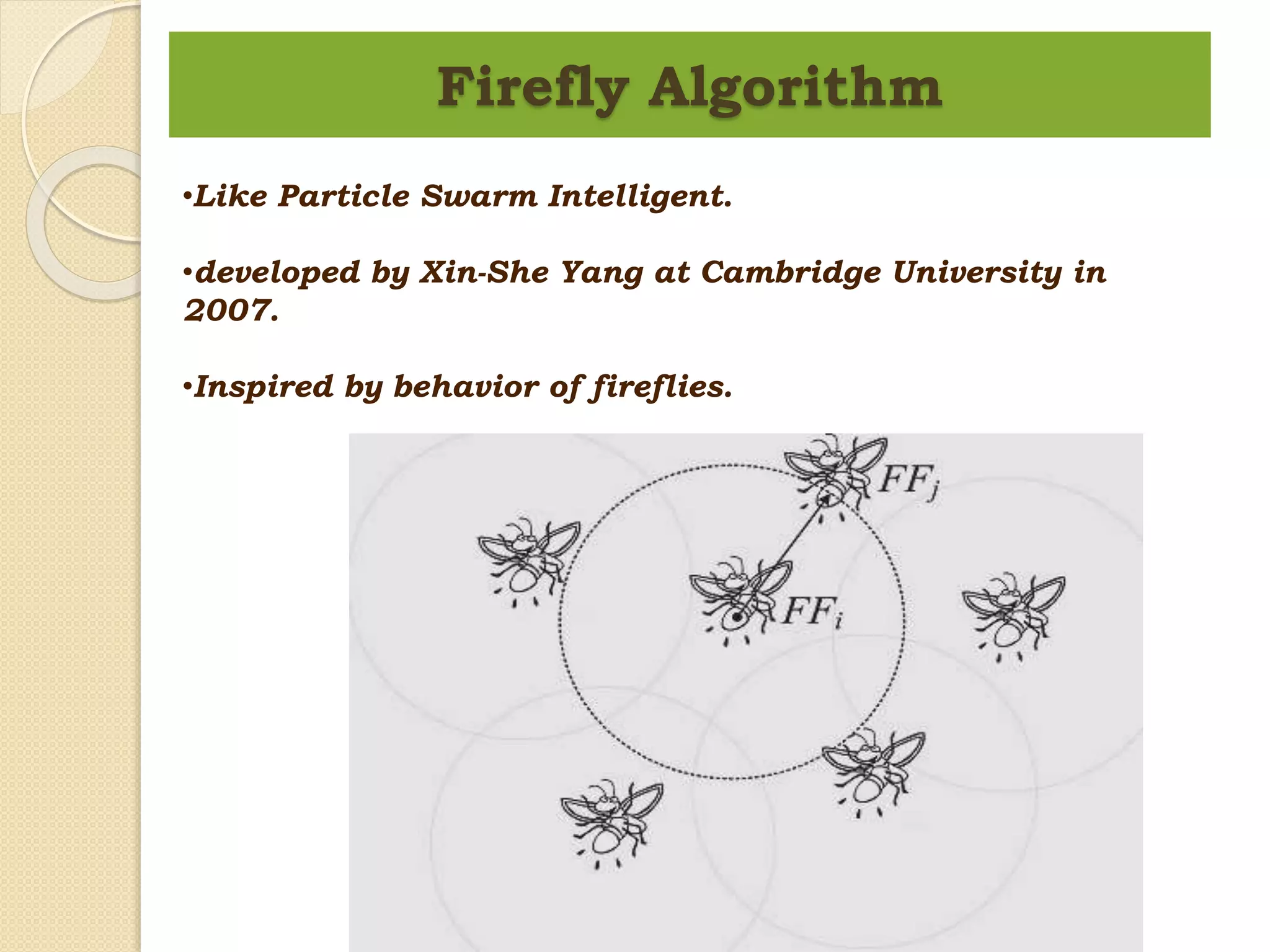 Firefly algorithm | PPTX