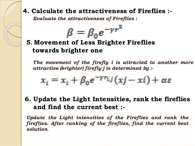 Firefly algorithm
