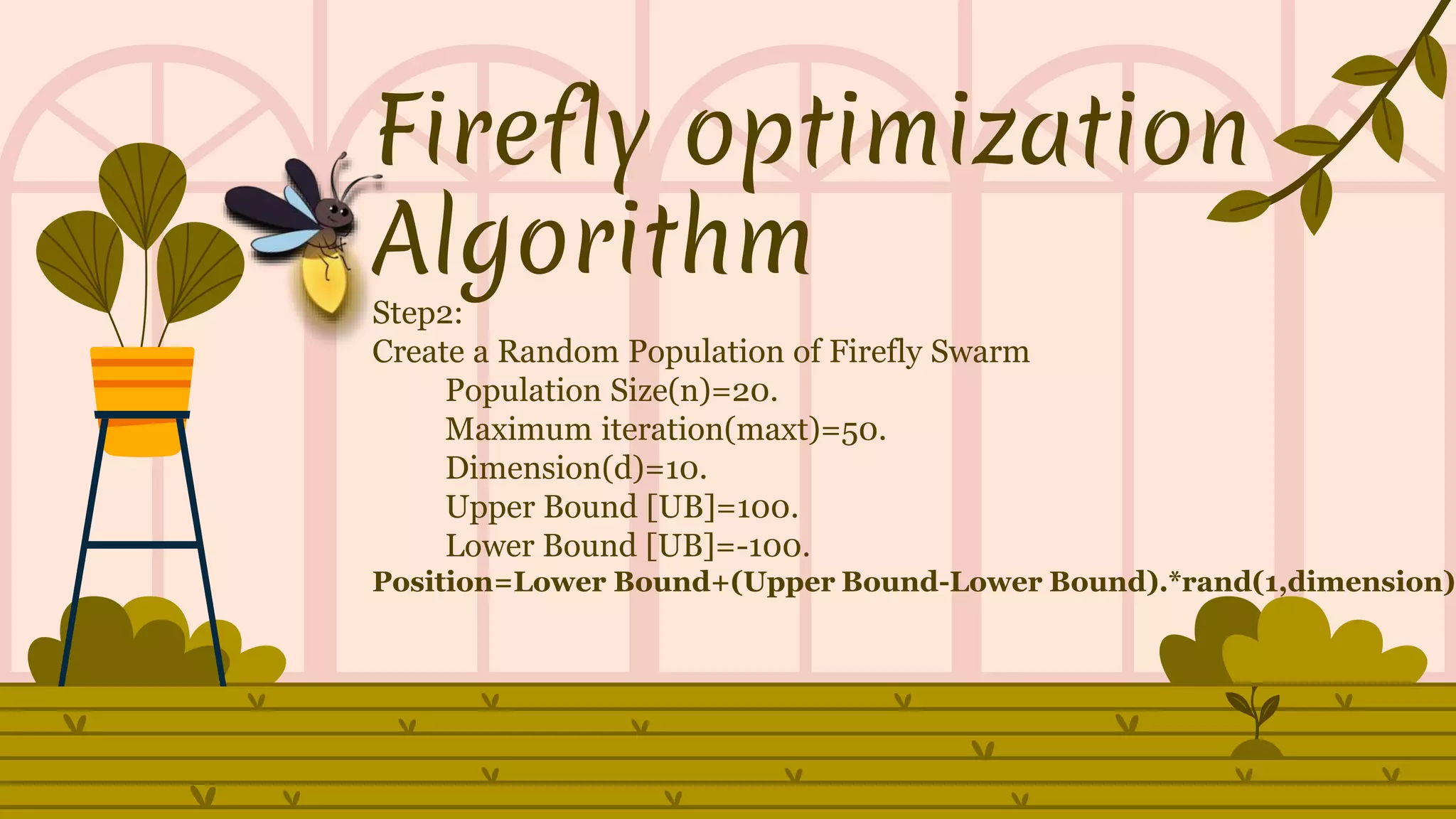 Firefly algorithm | PPTX