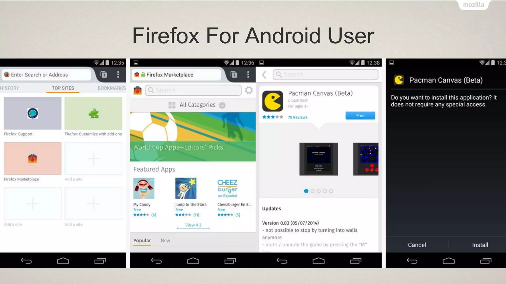 Firefox For Android User
 