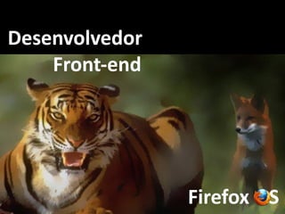 Desenvolvedor
Front-­‐end
Firefox	
  OS
 