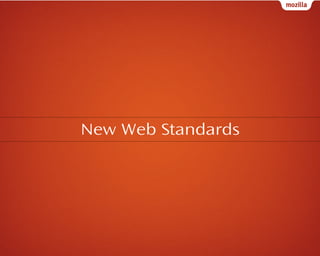 New Web Standards

 