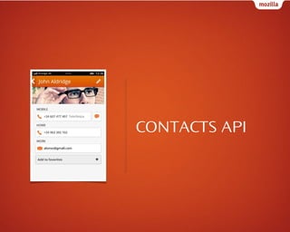CONTACTS API

 