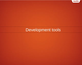 Development tools

 