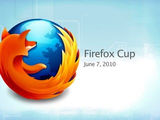 Firefox Cup
June 7, 2010
 