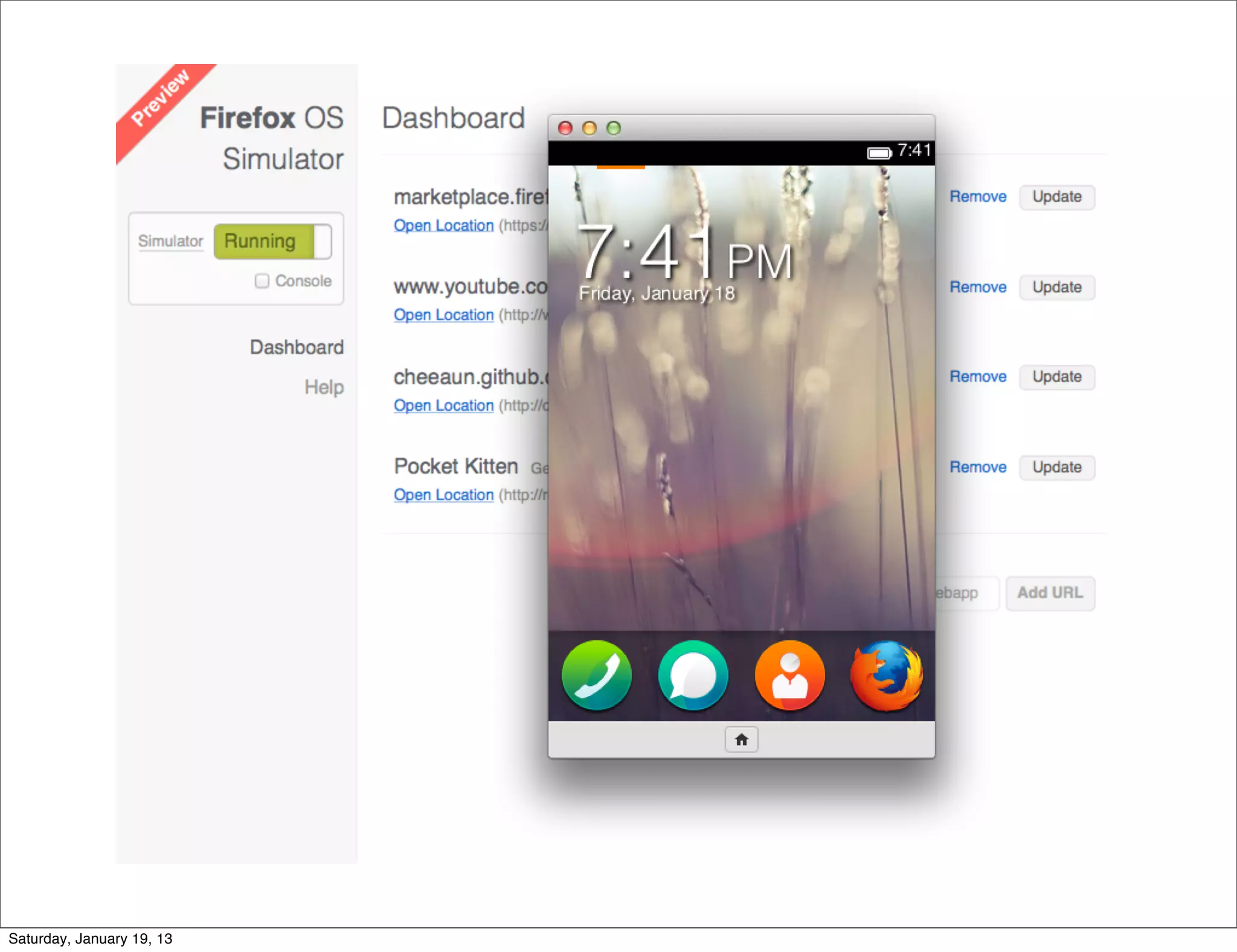 Saturday, January 19, 13
 