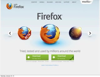 Saturday, January 19, 13
 