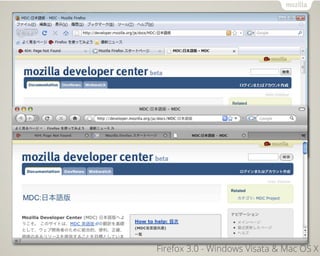 Firefox 3.0 - Windows Visata & Mac OS X
 