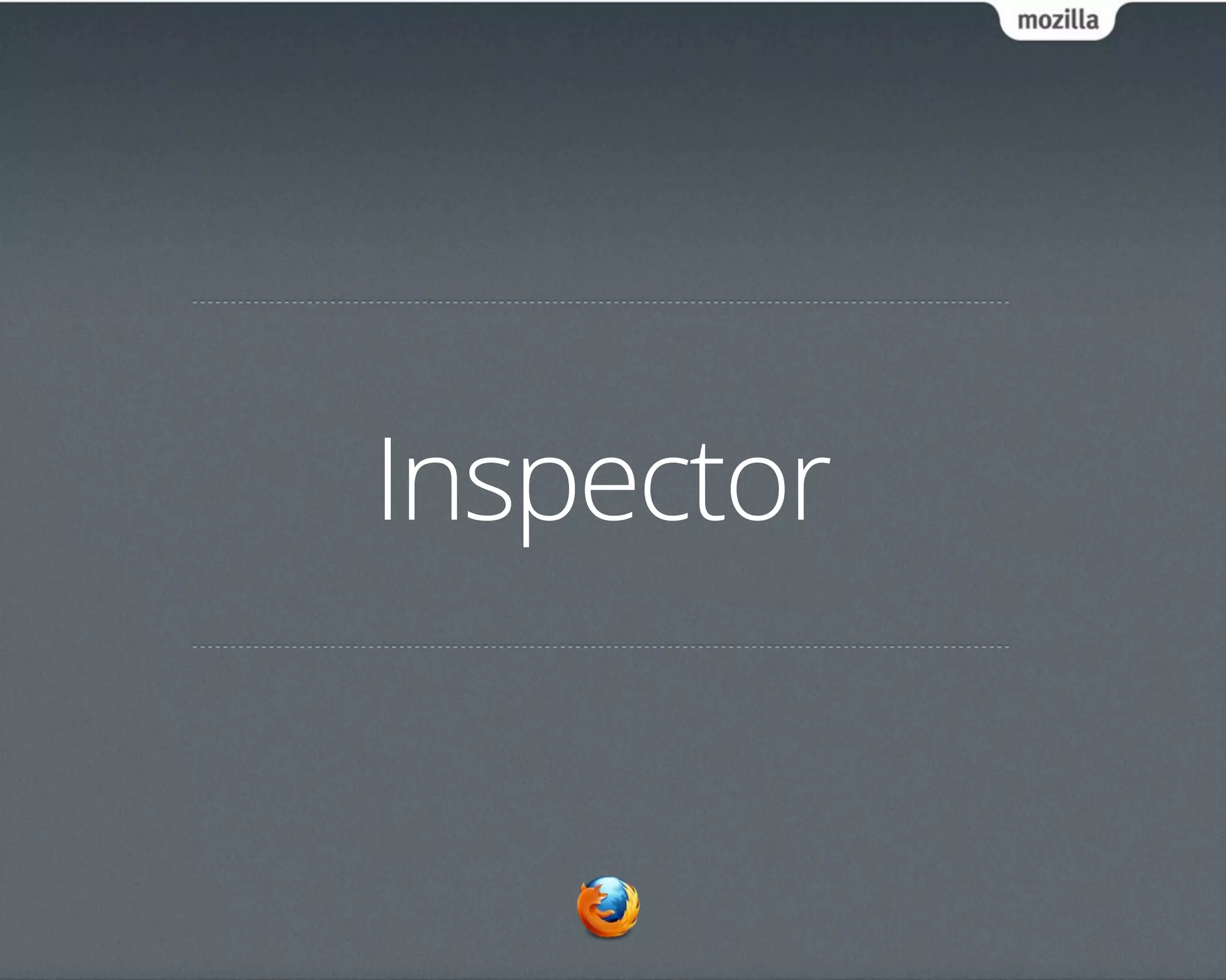 Inspector
 