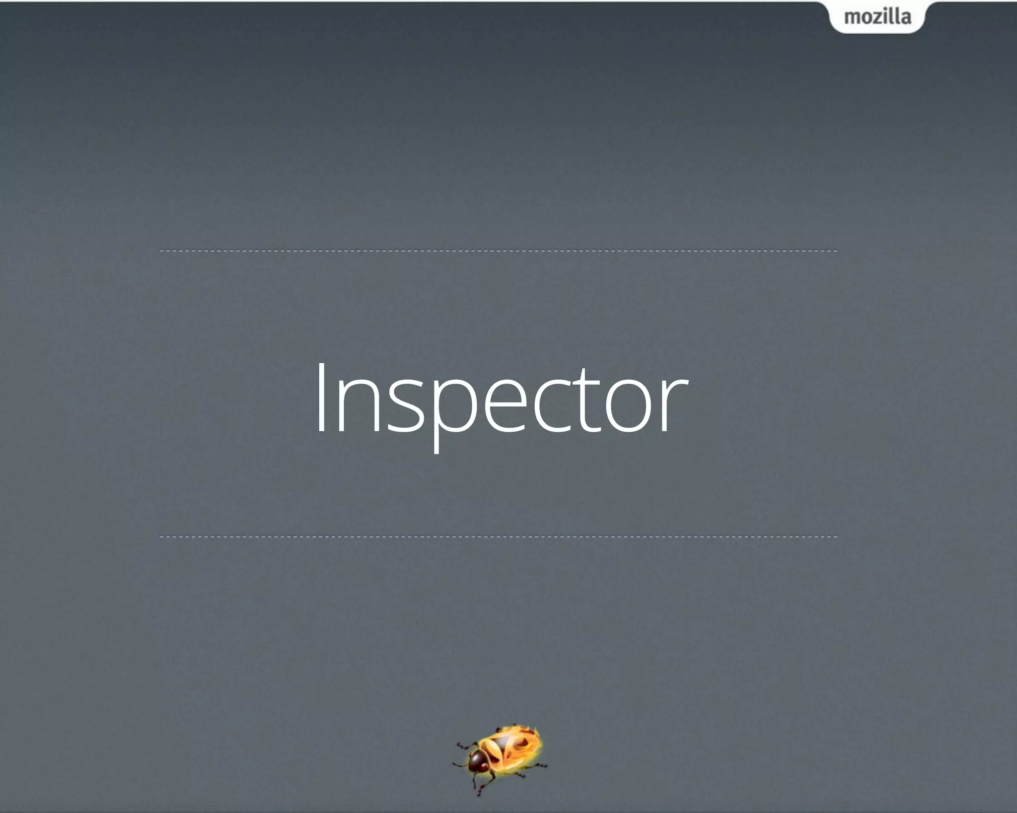 Inspector
 