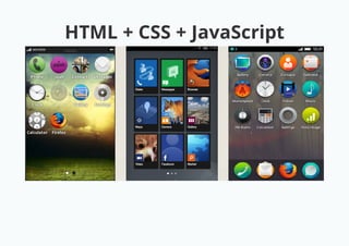 HTML + CSS + JavaScript
 