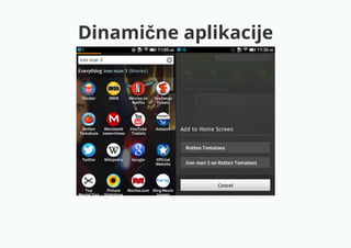 Dinamične aplikacije
 