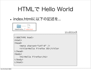 Sublime Text2をパワーアップ 2/2 
プラグインのインストール 
Ctrl+Shift+P (Win) 
Command+Shift+P (Mac) 
窓に[install]と打ち込み 
エンター 
窓に[andyjs]と打ち込み 
エンター 
これでandyjsプラグイン 
がインストールされる 
※他にもjQueryプラグインとかも 
インストールすると便利 
 