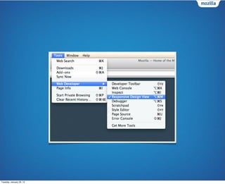 Tuesday, January 29, 13
 