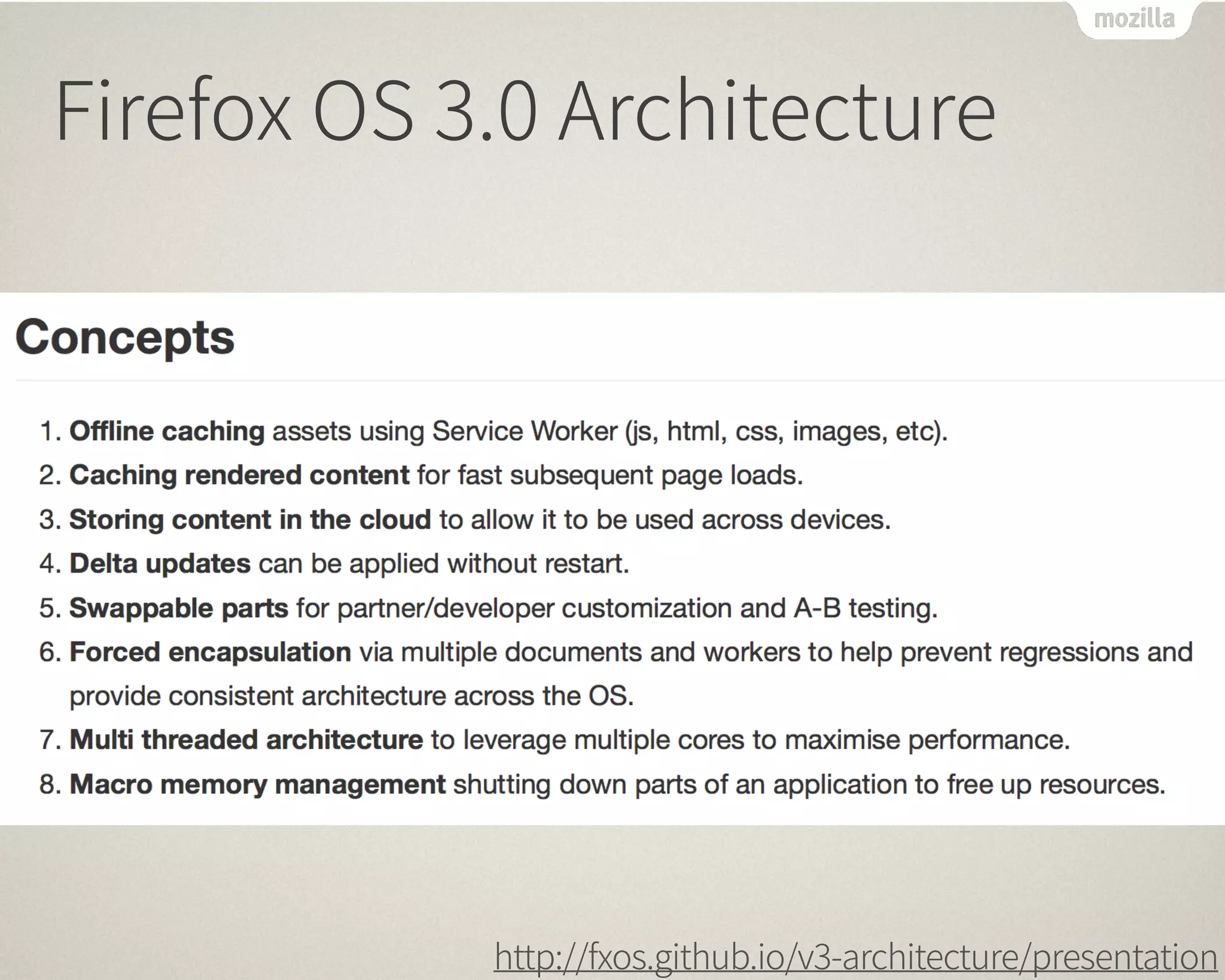 Firefox OS Now and Future
