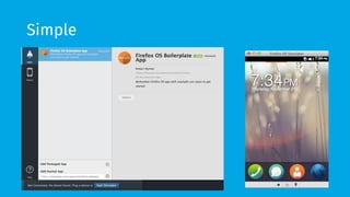 Firefox OS, une plateforme à découvrir - IO Saglac - 2014-09-09