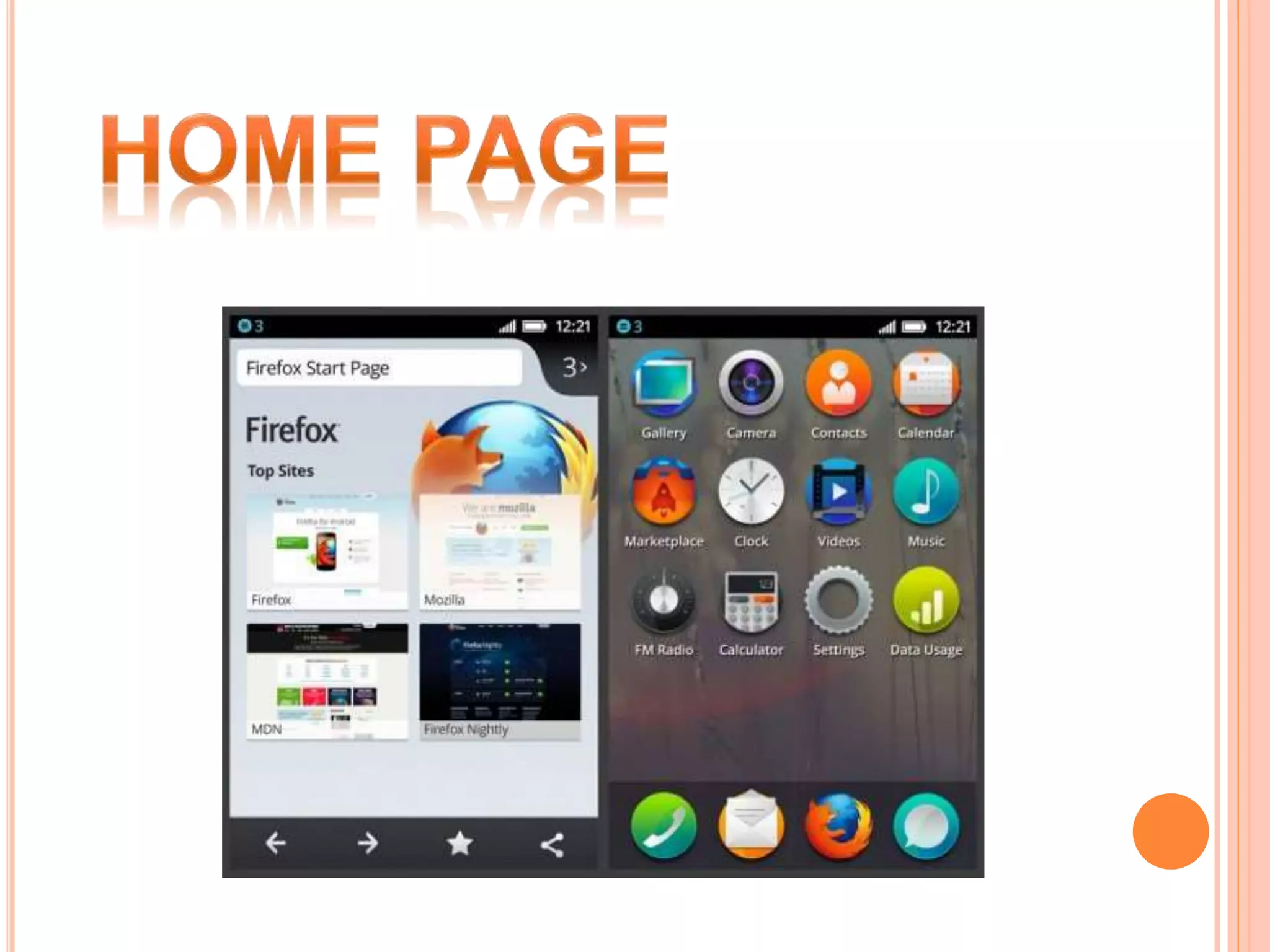 Firefox smart phone os