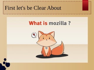 First let's be Clear About

 