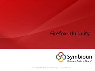 Firefox- Ubiquity 