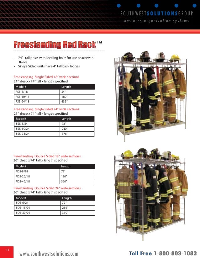 Turnout Gear Storage System Fire Gear Storage