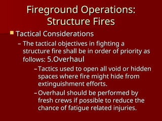 Structure Fire Example Assignment Fireground Operations Structure Fire 316 Training.PPT
