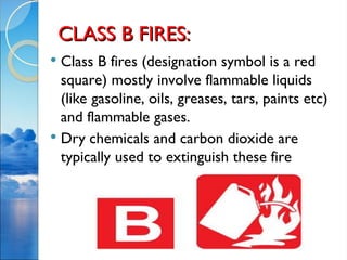 Fire Hazards and Classification of firee | PPT