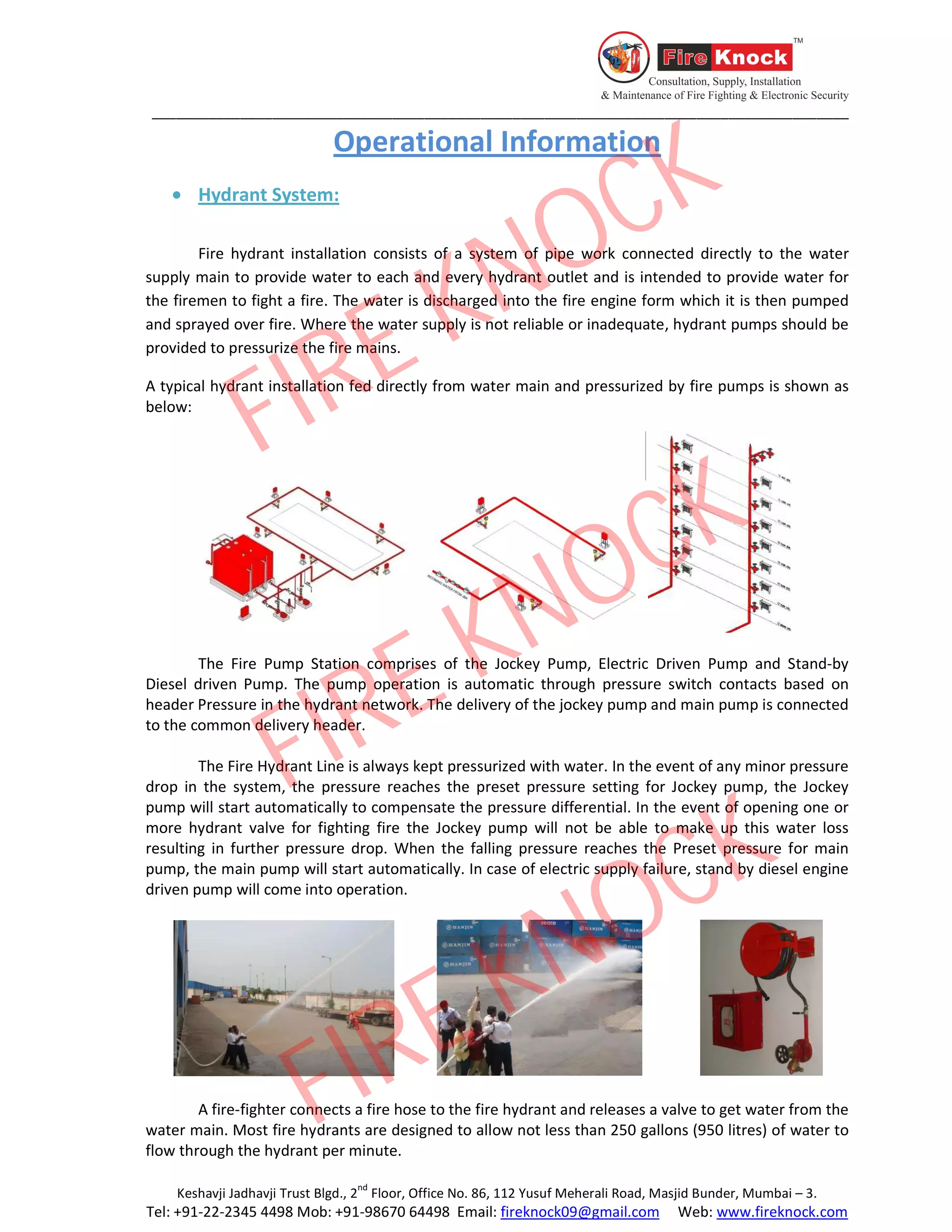 Fire hydrant system | PDF