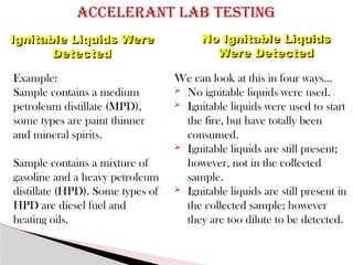 Fire Investigation, chemistry of fire, patterns | PPTX