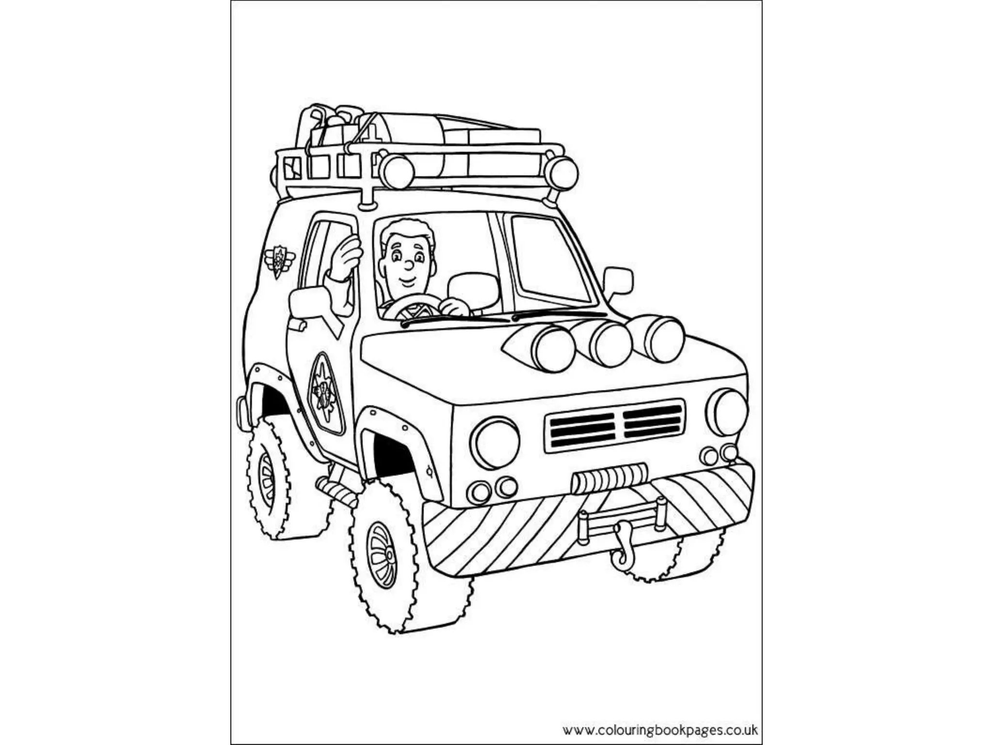 Fireman sam Colouring Pages and Kids Colouring Activities PPT