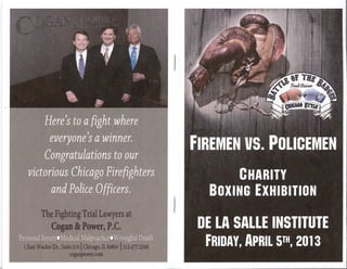 Firemen v. Policemen Advertisement