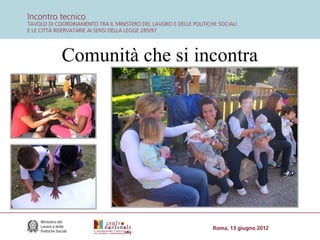 Comunità che si incontra

 