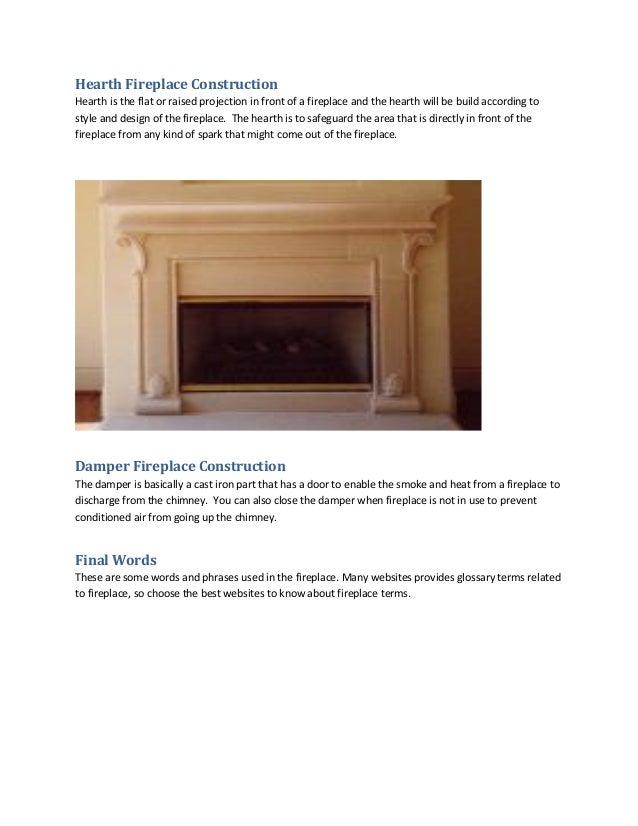 Fireplace Terms