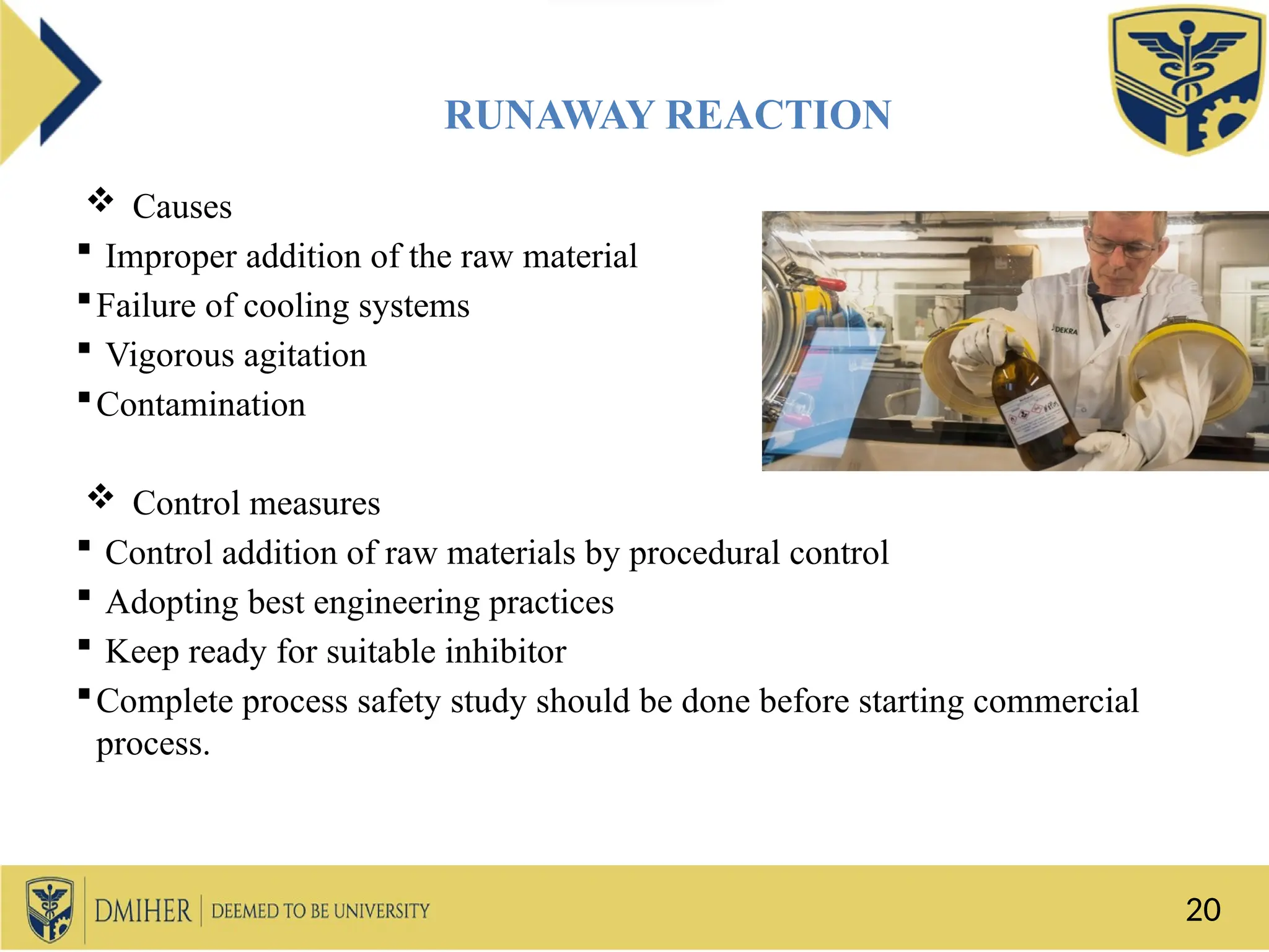 fire and explosion Introduction, Industrial processes and hazards ...