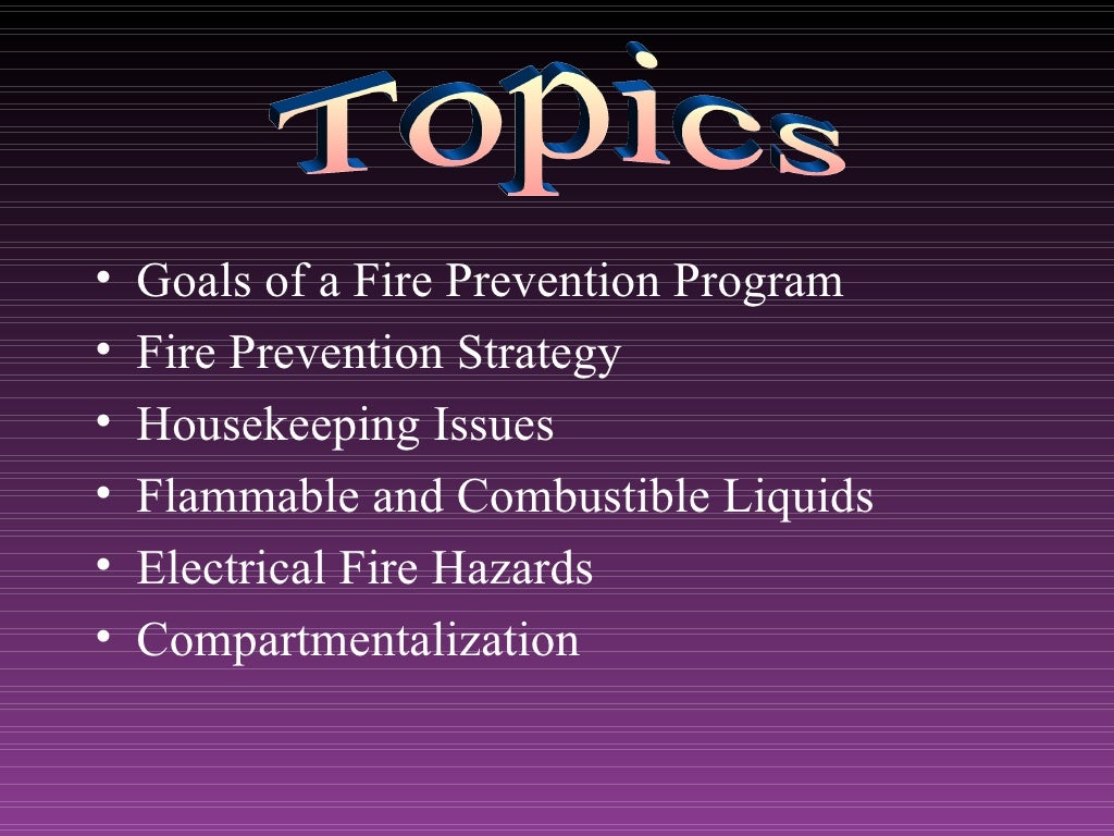 Fire prevention.ppt