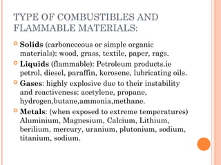 Solids Fire Examples Fire_prevention_and_control notes for engineering.ppt