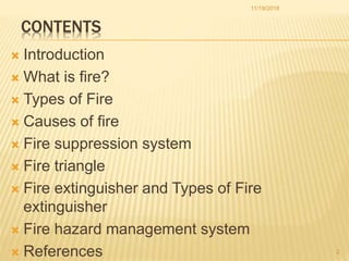 Fire prevention and safety management system | PPTX