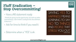 Stop Overcommitting Fireproof: Building Educator Resilience to Decrease Teacher Burnout | PDF