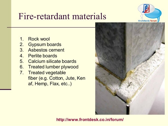Fire Retardant Building Materials Fire Retardant Building Materials