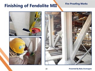 Fireproofing Processes Fire Proofing works | PDF