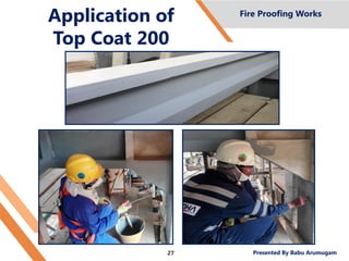 Fireproofing Processes Fire Proofing works | PDF