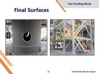 Fireproofing Processes Fire Proofing works | PDF