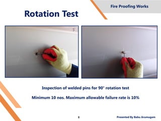 Fire Proofing works | PDF