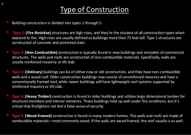 Fire Resistive Building Construction Fire Resistive Building Construction